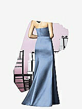Rear View Thumbnail - Windsor Blue After Six Bridesmaids Style 6628