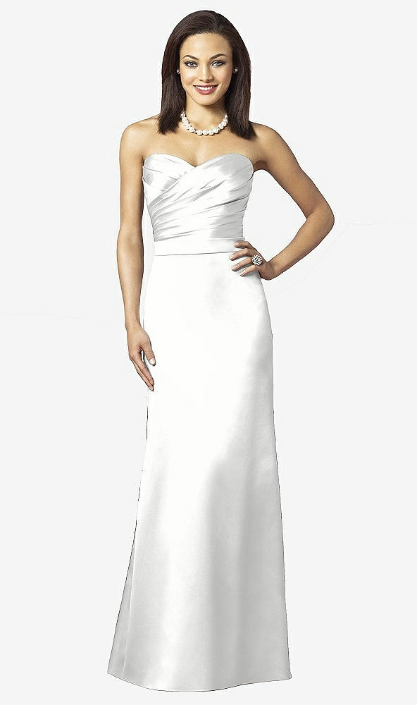 Front View - White After Six Bridesmaids Style 6628
