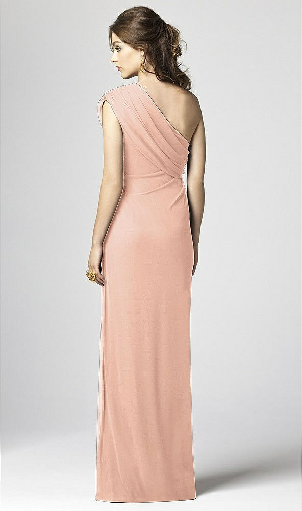 Back View - Pale Peach Dessy Collection Style 2858
