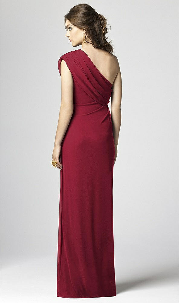 Back View - Burgundy Dessy Collection Style 2858