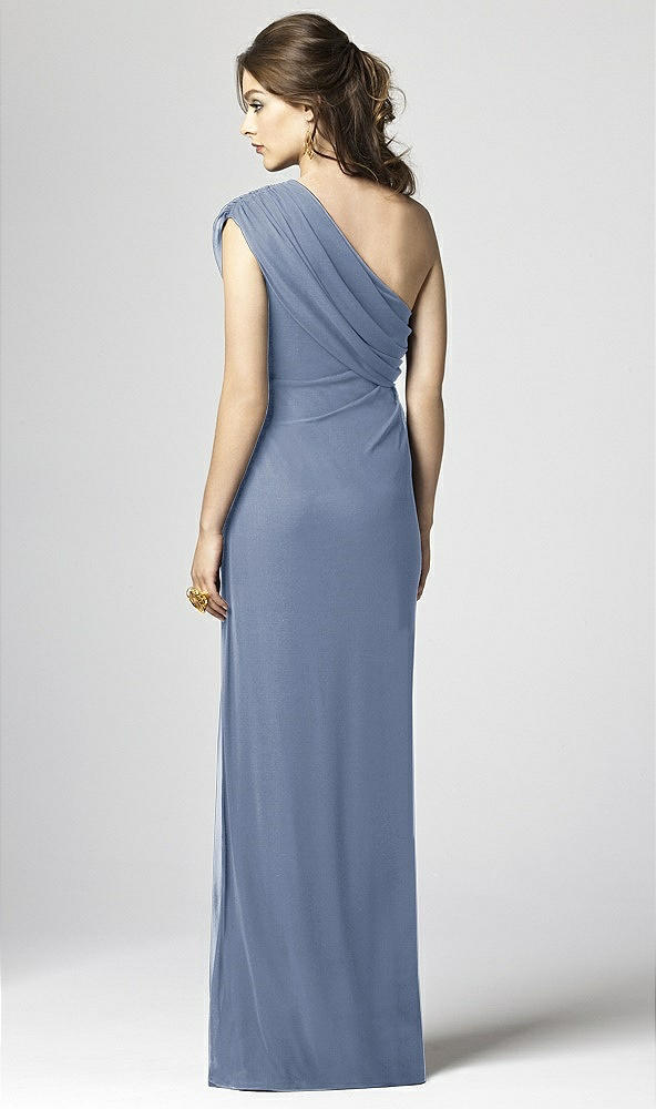 Back View - Larkspur Blue Dessy Collection Style 2858