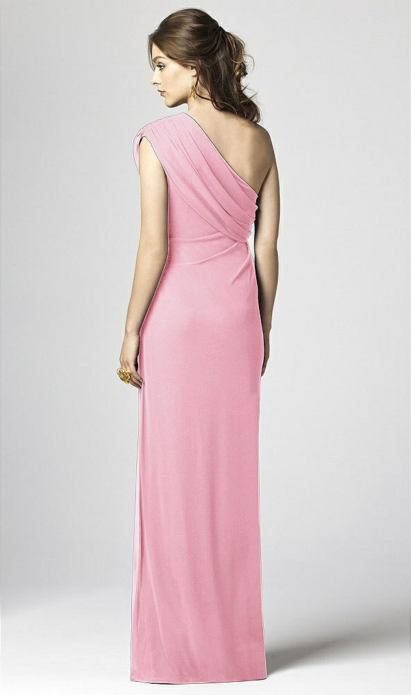Back View - Peony Pink Dessy Collection Style 2858