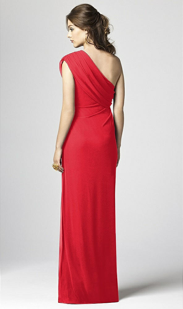Back View - Parisian Red Dessy Collection Style 2858