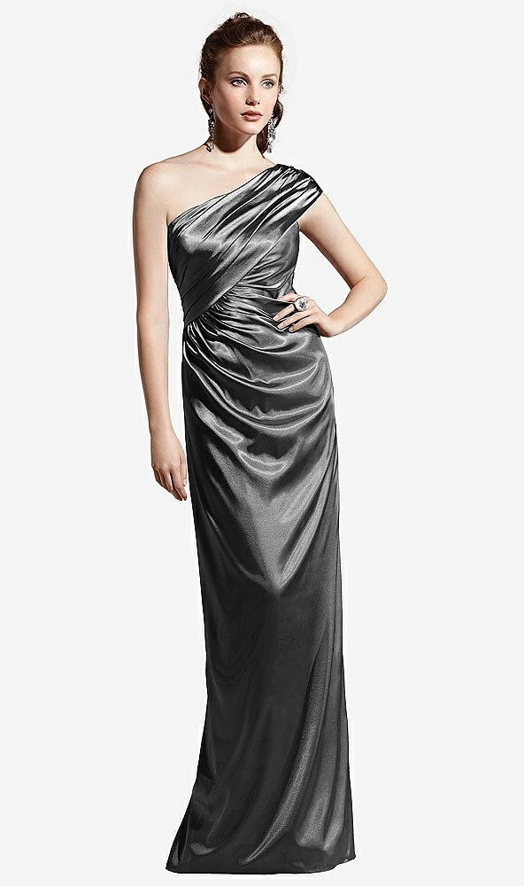 Front View - Charcoal Gray Social Bridesmaids Style 8118