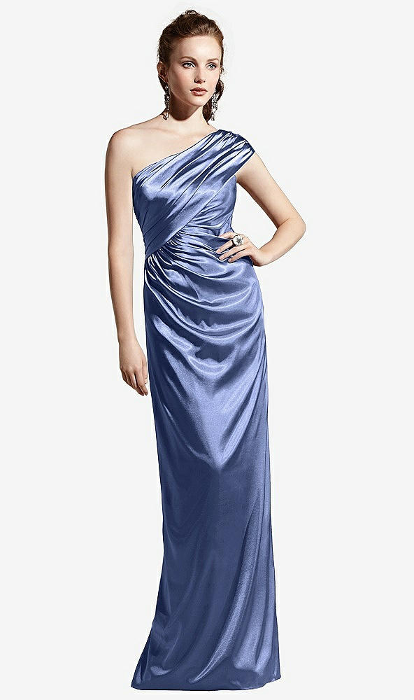 Front View - Periwinkle - PANTONE Serenity Social Bridesmaids Style 8118