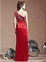 Rear View Thumbnail - Parisian Red Social Bridesmaids Style 8118