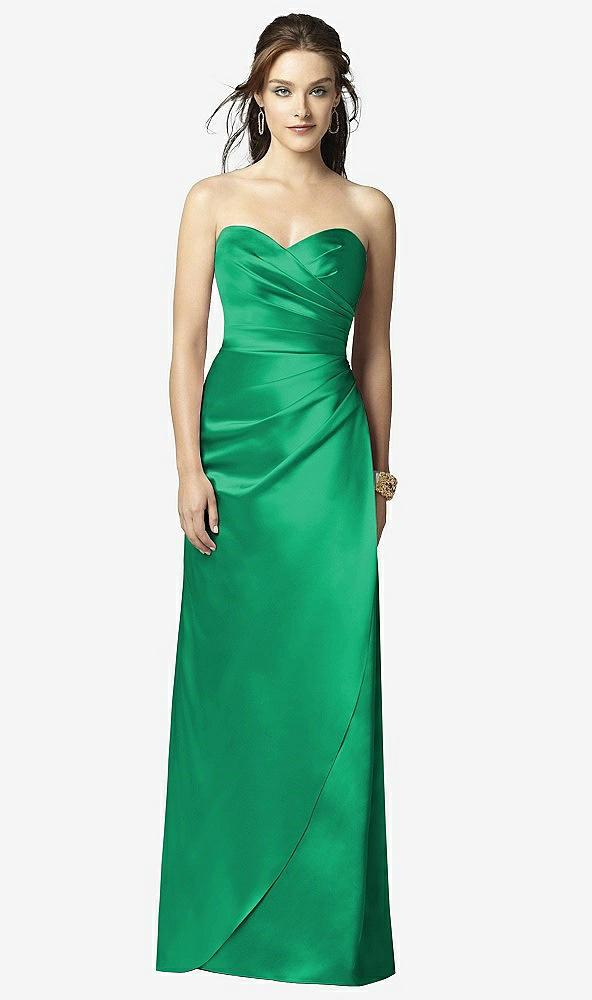 Front View - Pantone Emerald Dessy Collection Style 2851