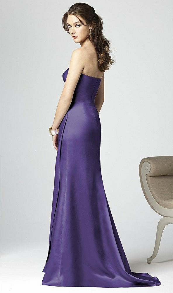 Back View - Regalia - PANTONE Ultra Violet Dessy Collection Style 2851