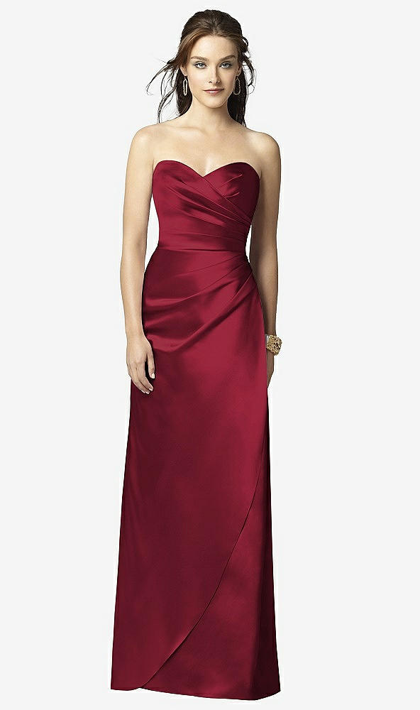 Front View - Burgundy Dessy Collection Style 2851