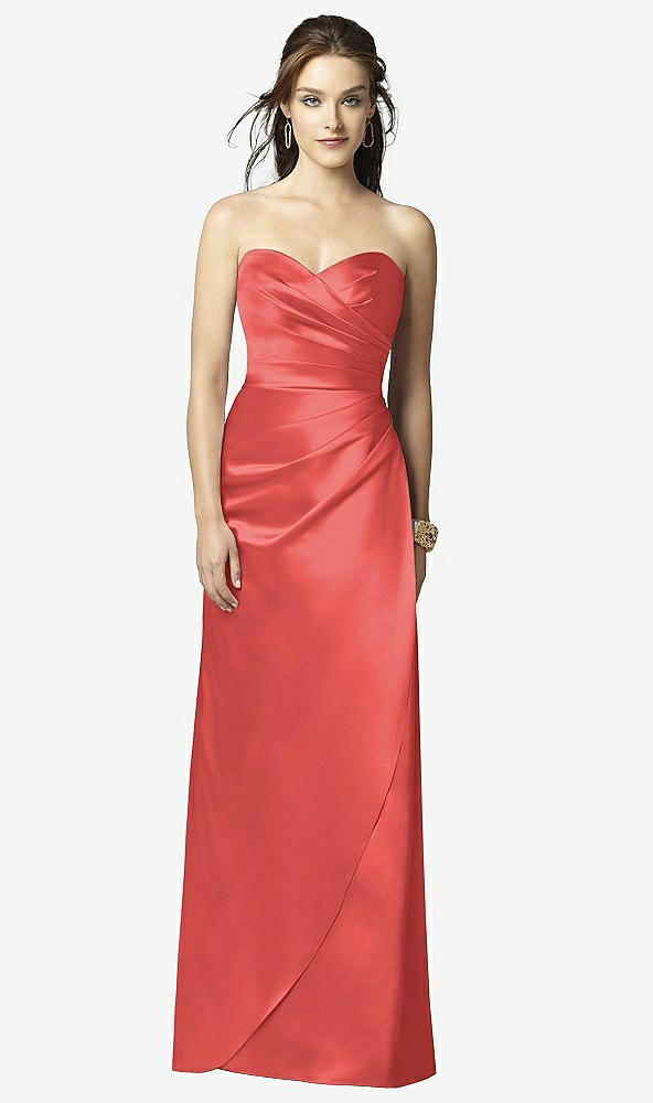 Front View - Perfect Coral Dessy Collection Style 2851