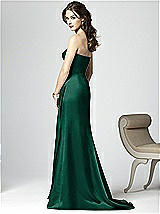 Rear View Thumbnail - Hunter Green Dessy Collection Style 2851