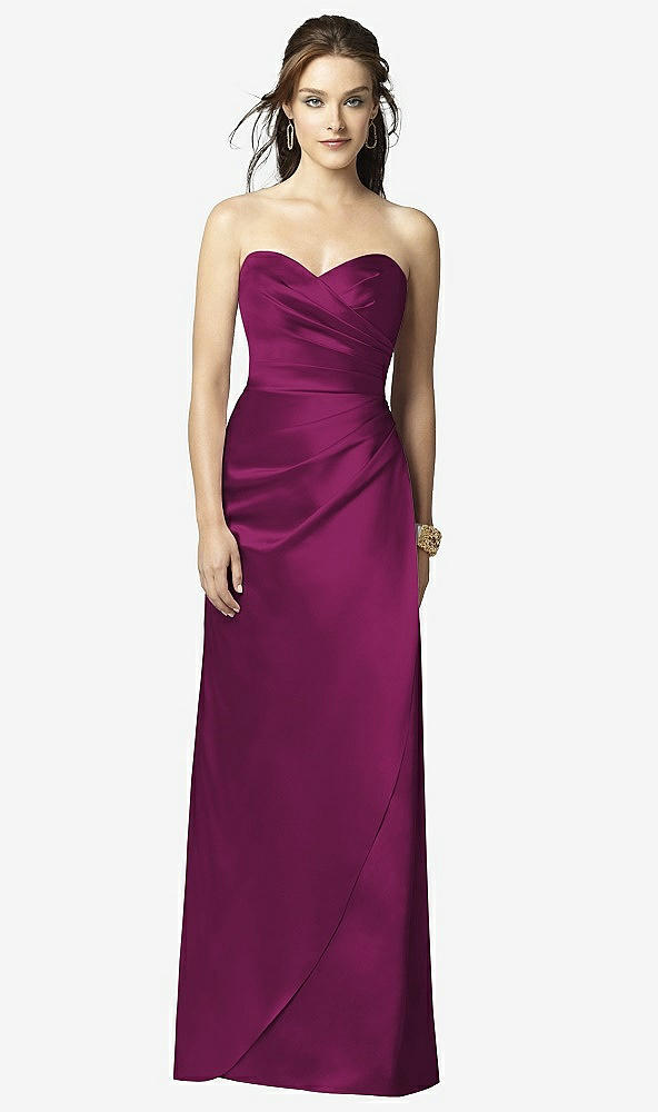 Front View - Merlot Dessy Collection Style 2851