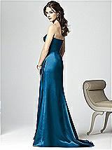 Rear View Thumbnail - Ocean Blue Dessy Collection Style 2851
