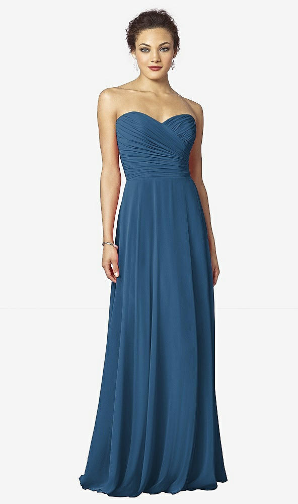 Front View - Dusk Blue After Six Bridesmaids Style 6639