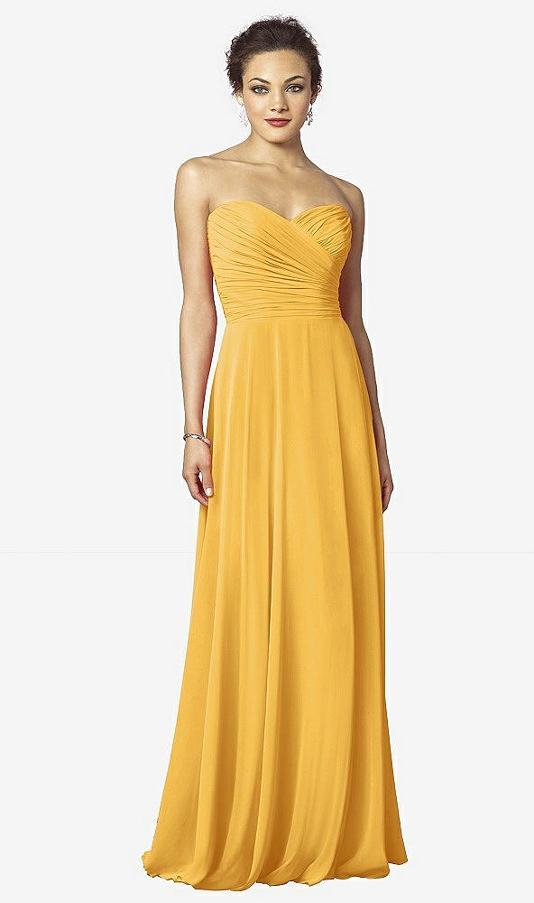 Front View - NYC Yellow After Six Bridesmaids Style 6639