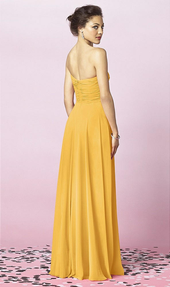 Back View - NYC Yellow After Six Bridesmaids Style 6639