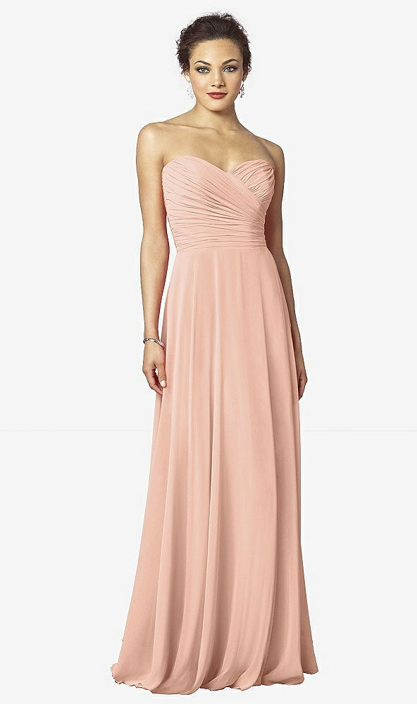 Front View - Pale Peach After Six Bridesmaids Style 6639