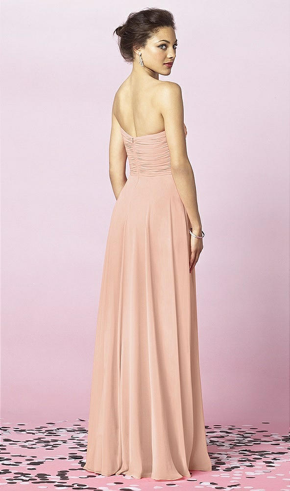 Back View - Pale Peach After Six Bridesmaids Style 6639