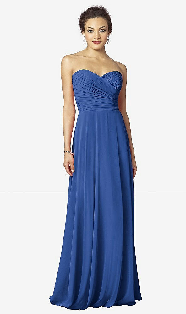 Front View - Classic Blue After Six Bridesmaids Style 6639