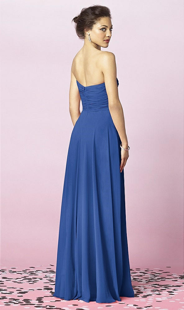 Back View - Classic Blue After Six Bridesmaids Style 6639