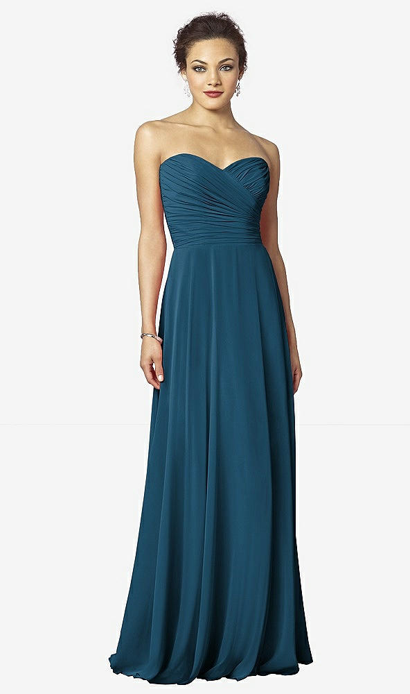 Front View - Atlantic Blue After Six Bridesmaids Style 6639