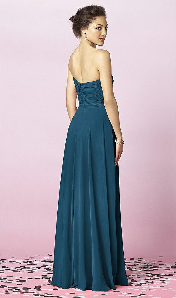 Back View - Atlantic Blue After Six Bridesmaids Style 6639