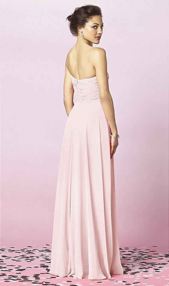 Back View - Ballet Pink After Six Bridesmaids Style 6639