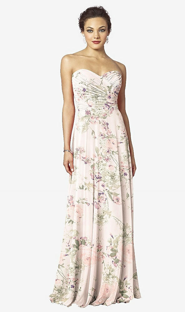 Front View - Blush Garden After Six Bridesmaids Style 6639