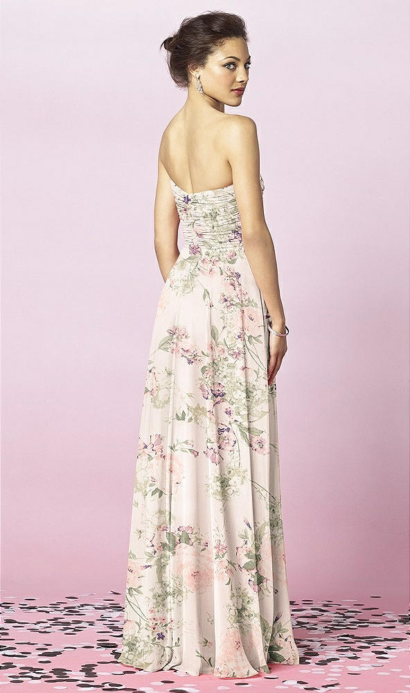 Back View - Blush Garden After Six Bridesmaids Style 6639