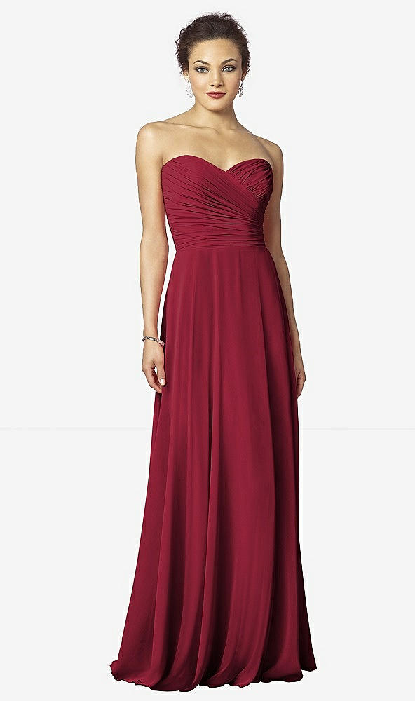 Front View - Burgundy After Six Bridesmaids Style 6639