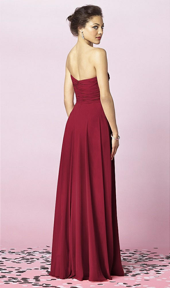 Back View - Burgundy After Six Bridesmaids Style 6639