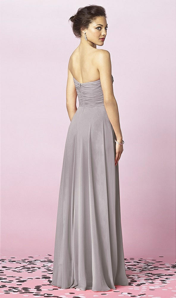 Back View - Cashmere Gray After Six Bridesmaids Style 6639