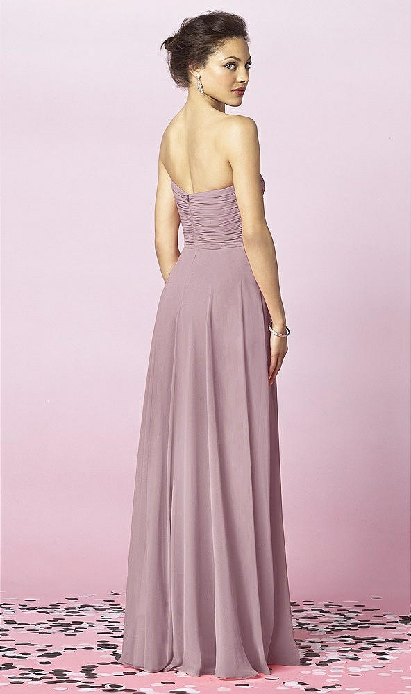Back View - Dusty Rose After Six Bridesmaids Style 6639