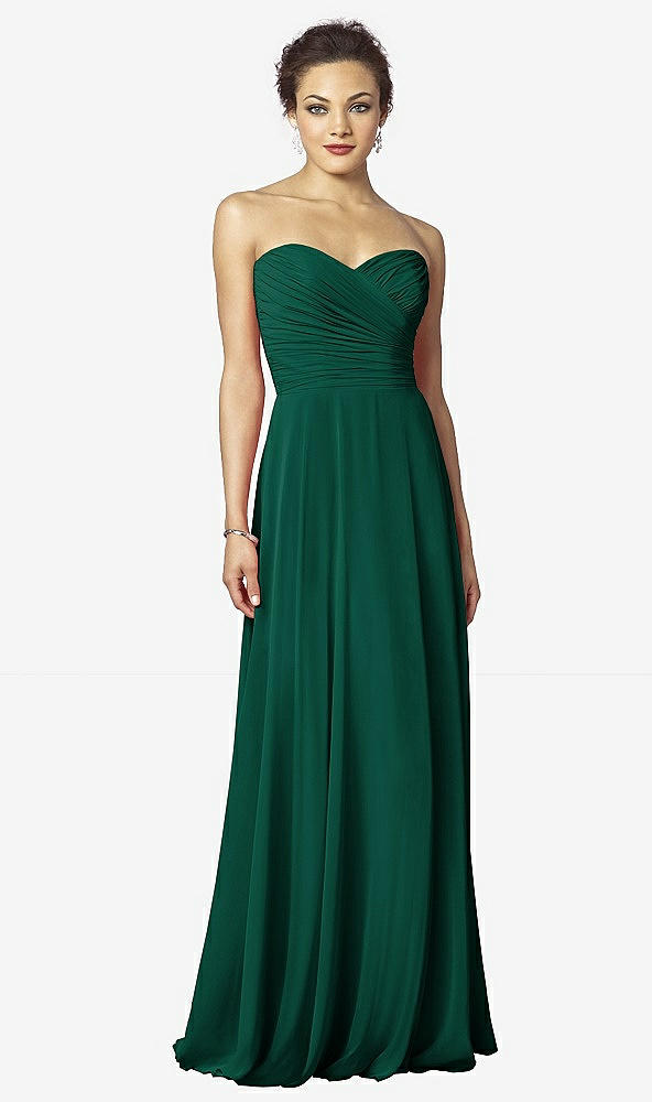 Front View - Hunter Green After Six Bridesmaids Style 6639