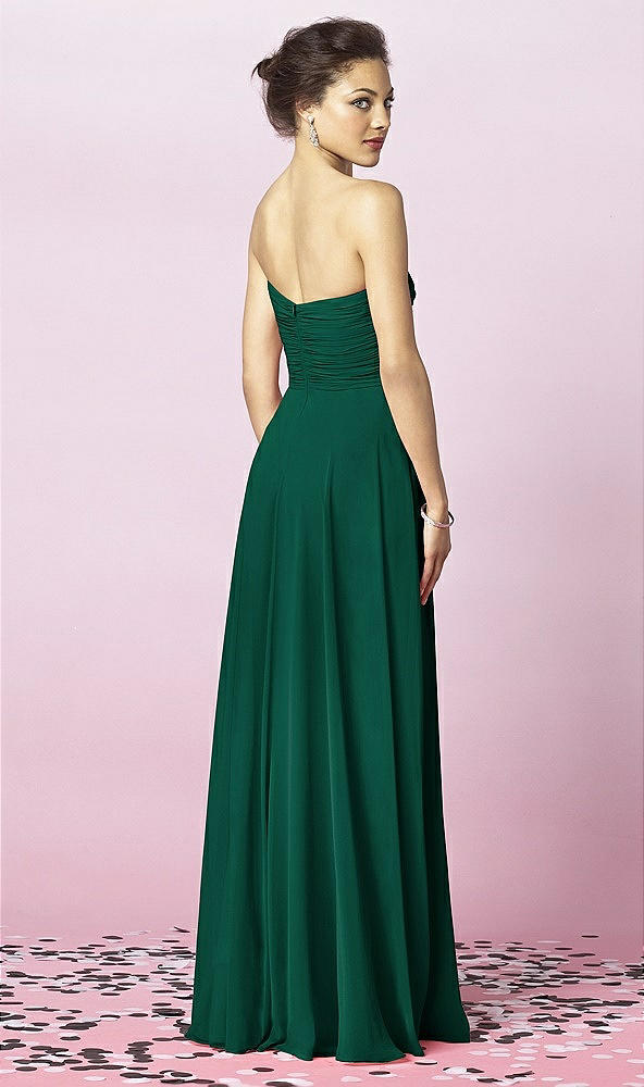 Back View - Hunter Green After Six Bridesmaids Style 6639
