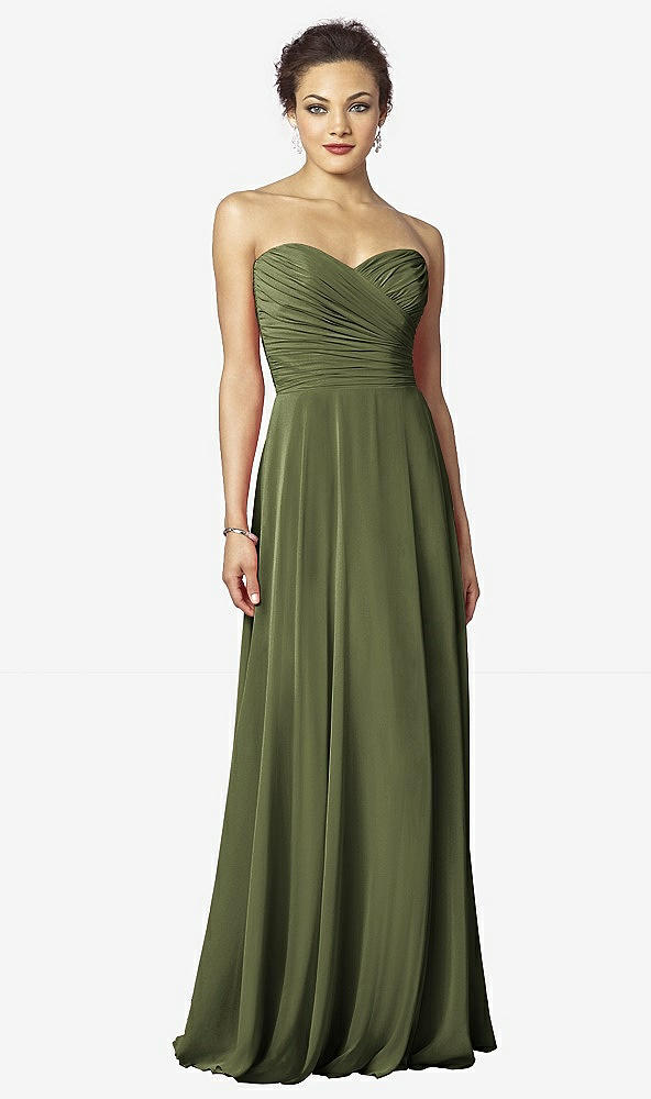 Front View - Olive Green After Six Bridesmaids Style 6639