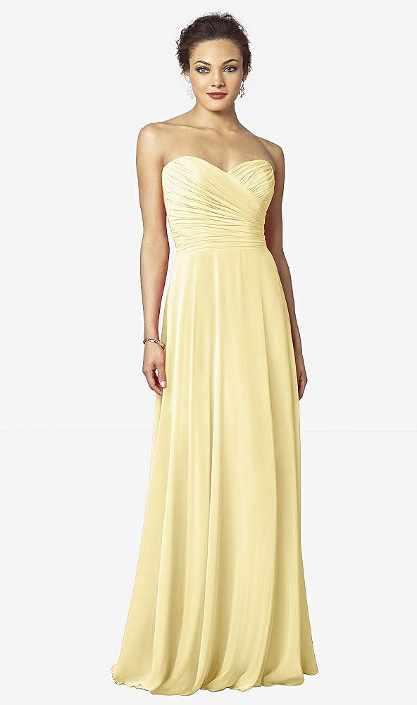 Front View - Pale Yellow After Six Bridesmaids Style 6639