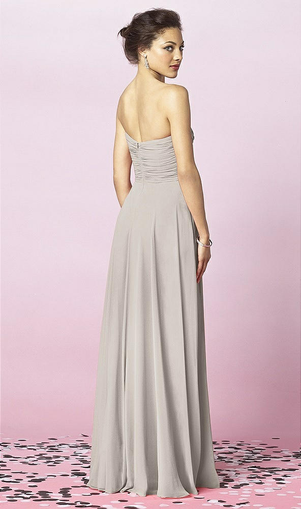 Back View - Taupe After Six Bridesmaids Style 6639