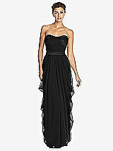 Front View Thumbnail - Black Lela Rose Bridesmaids Style LR163