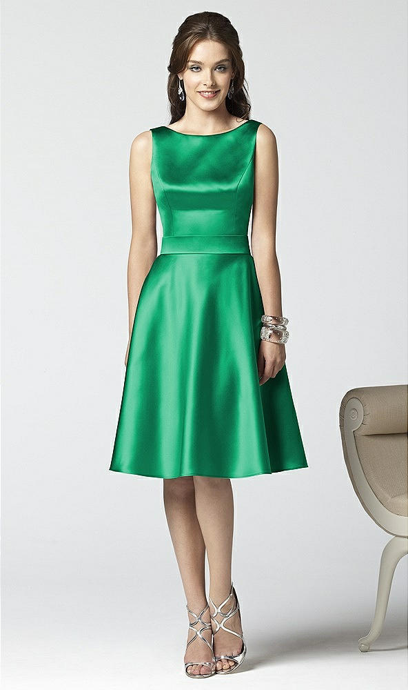 Back View - Pantone Emerald Dessy Collection Style 2852