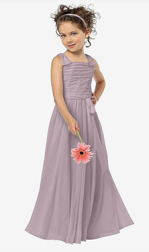 Front View - Lilac Dusk Flower Girl Style FL4033