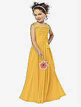 Front View Thumbnail - NYC Yellow Flower Girl Style FL4033