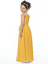 Rear View Thumbnail - NYC Yellow Flower Girl Style FL4033