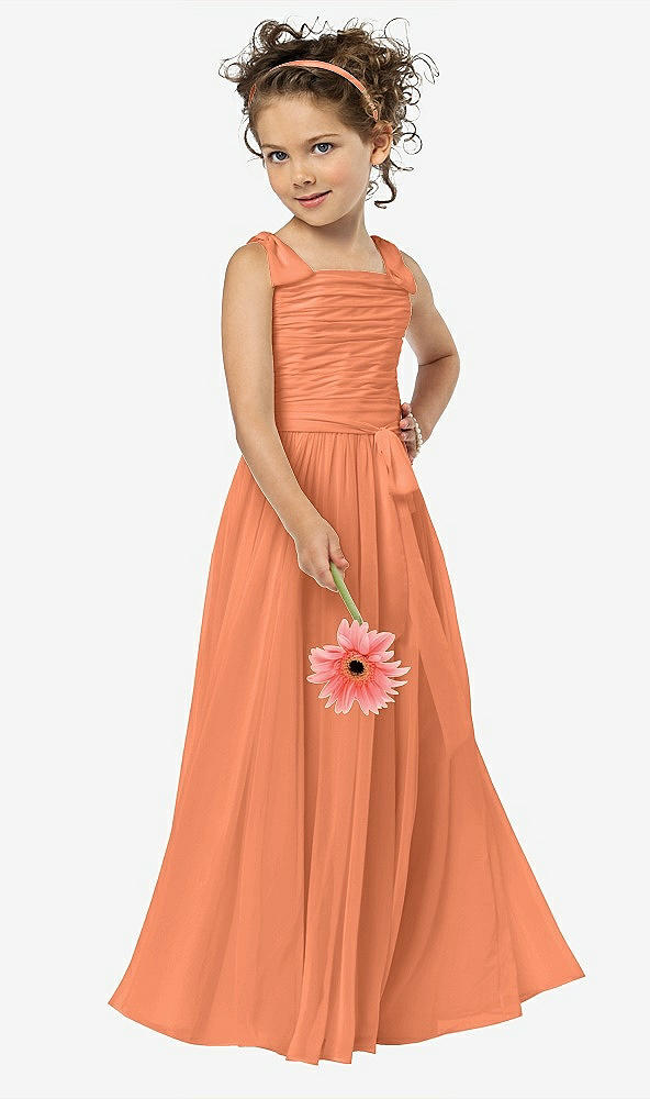 Front View - Sweet Melon Flower Girl Style FL4033