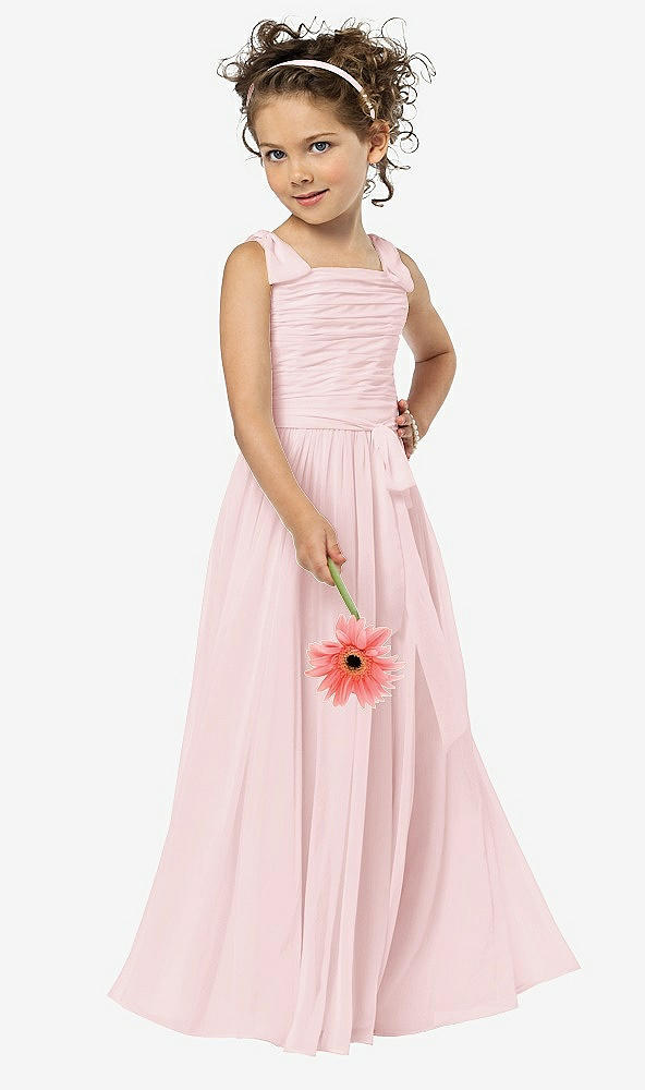 Front View - Ballet Pink Flower Girl Style FL4033