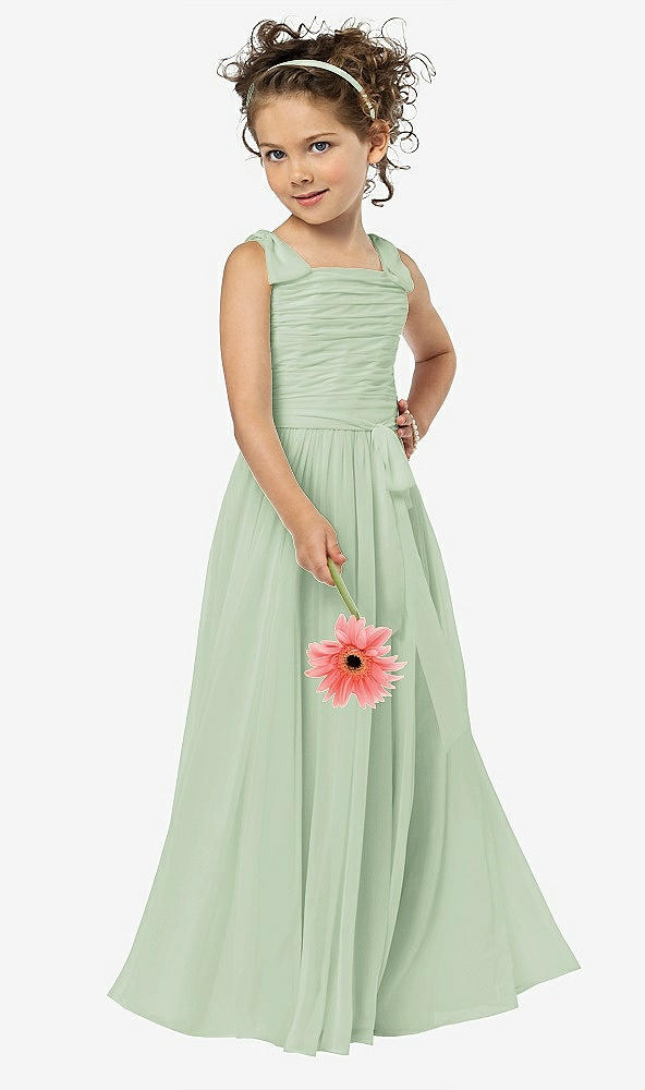 Front View - Celadon Flower Girl Style FL4033