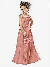 Front View Thumbnail - Desert Rose Flower Girl Style FL4033