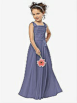 Front View Thumbnail - French Blue Flower Girl Style FL4033
