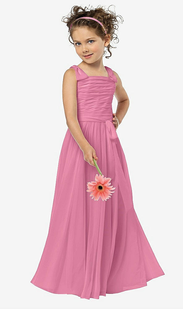 Front View - Orchid Pink Flower Girl Style FL4033