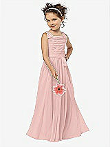 Front View Thumbnail - Rose - PANTONE Rose Quartz Flower Girl Style FL4033